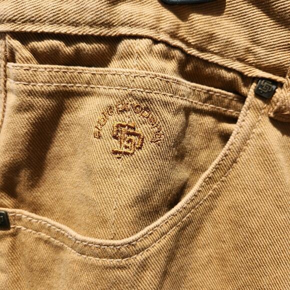 Vintage 2000s State Property Tan Jeans Roca Wear Pants Men's 34x26 Y2K Baggy - Picture 2 of 9